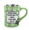 dog hair mug