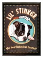 lil' stinker boston terrier retro pet magnet