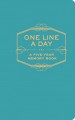 one line a day-a five year memory book