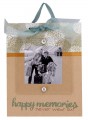 happy memories ribbon frame