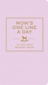 mom's one line a day five year memory book