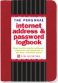 personal internet address & password logbook