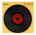 retro record album pot trivet