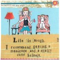 life is tough magnet